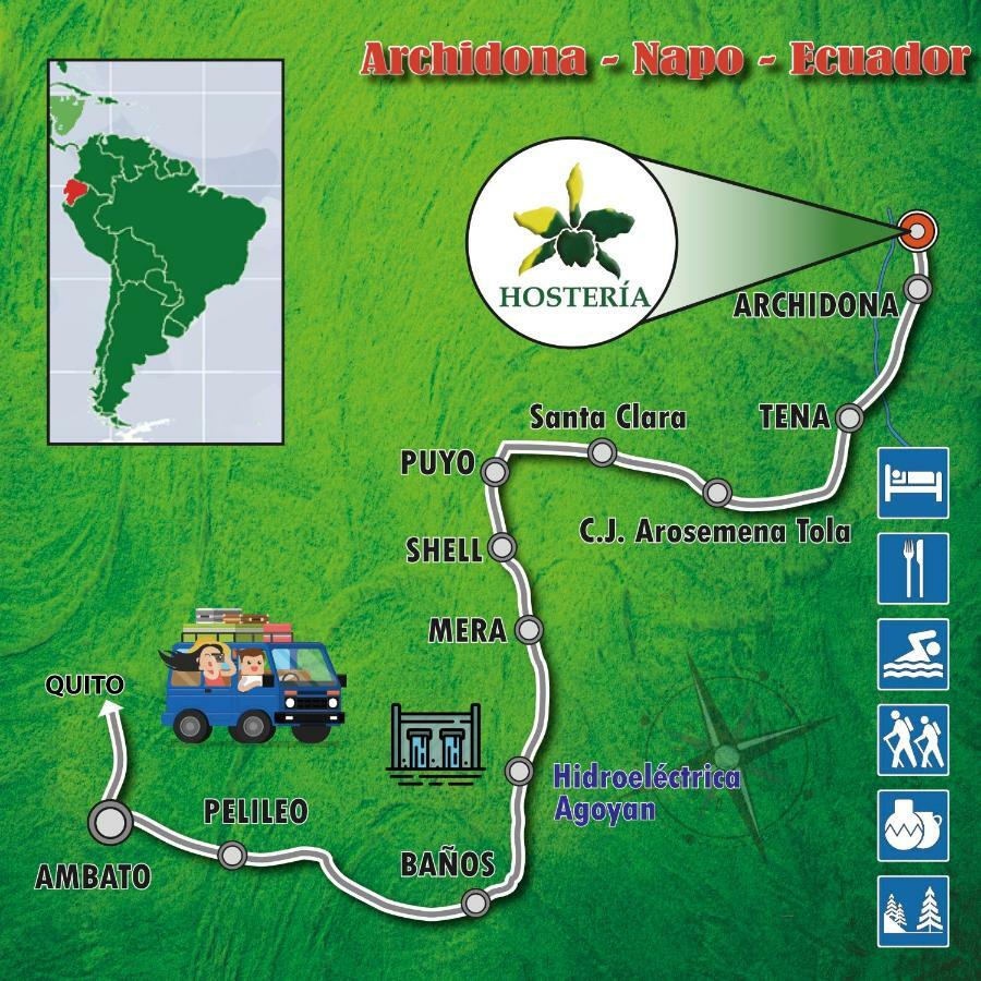 Hosteria El Paraiso De Las Orquideas Archidona Екстер'єр фото